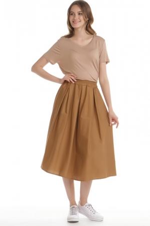 Юбка  - Коричневый цвет