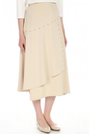 Юбка  - Бежевый цвет