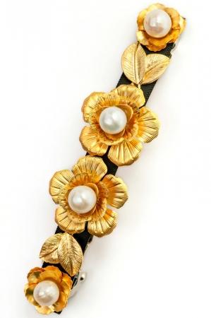 Заколка  - Белый цвет