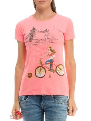 Футболка  - ярко-розовый цвет