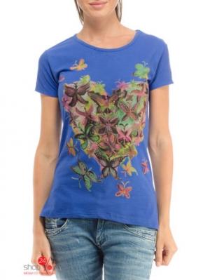 Футболка  - синий цвет