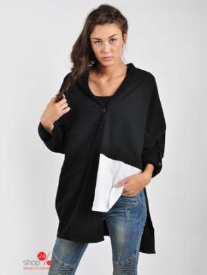 Кардиган  - черный, белый цвет