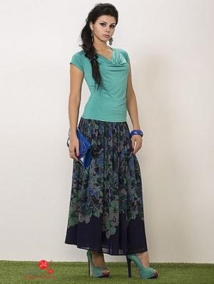 Костюм  - бирюзовый, синий цвет