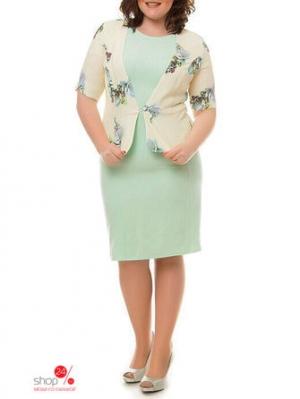 Костюм  - ментоловый, молочный цвет