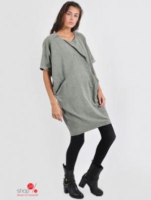 Платье  - серый цвет