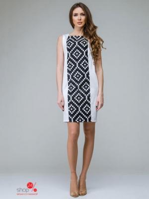 Платье  - черный, белый цвет