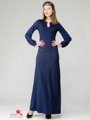 Платье  - синий цвет