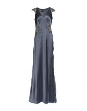 Длинное платье  - Серый цвет