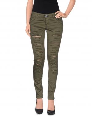 Повседневные брюки  - Зеленый цвет