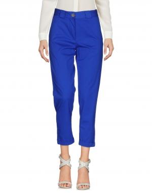 Повседневные брюки  - Синий,Белый цвет