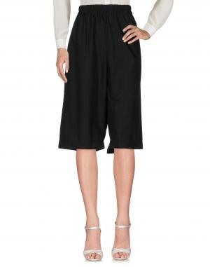 Брюки-капри  - Белый,Черный цвет