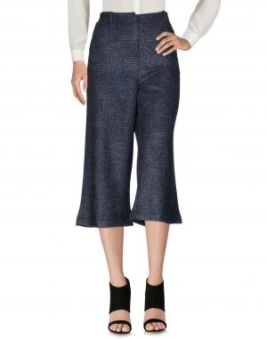 Брюки-капри  - Серый,Синий цвет