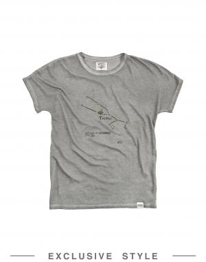 Футболка  - Серый цвет