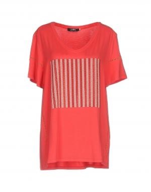 Футболка  - Розовый,Красный цвет