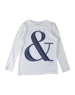 Футболка  - Бежевый,Белый цвет