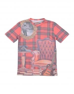 Футболка  - Оранжевый цвет