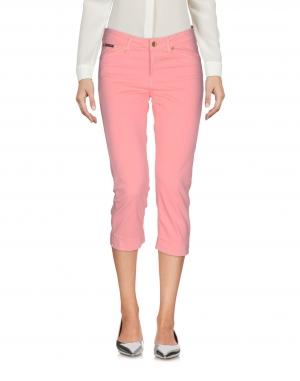 Брюки-капри  - Лососево-розовый цвет