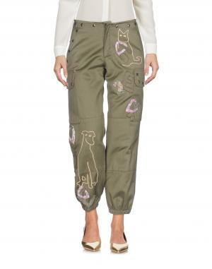 Брюки-капри  - Зеленый цвет