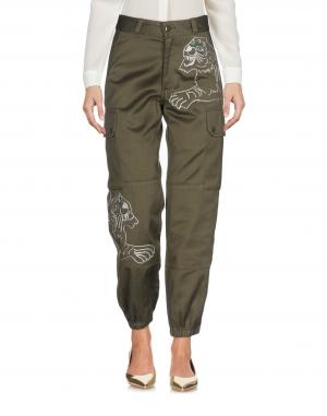 Брюки-капри  - Зеленый цвет