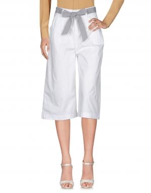 Брюки-капри  - Фиолетовый,Черный,Белый цвет