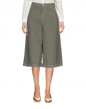 Брюки-капри  - Синий,Зеленый цвет