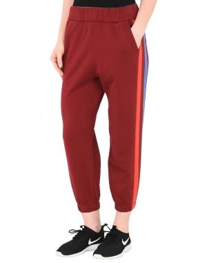 Брюки-капри  - Синий,Коричневый цвет