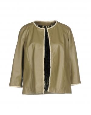 Куртка  - Коричневый,Зеленый цвет