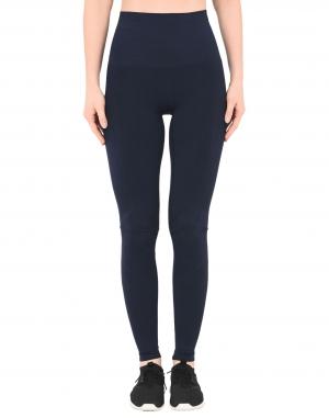 Легинсы  - Черный,Синий цвет