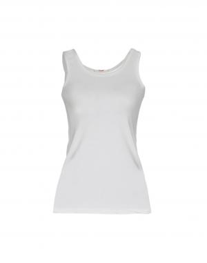 Майка  - Оранжевый,Белый цвет