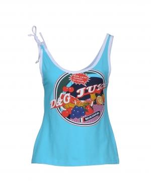 Майка  - Голубой цвет