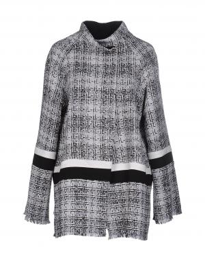 Пальто  - Серый,Красный цвет