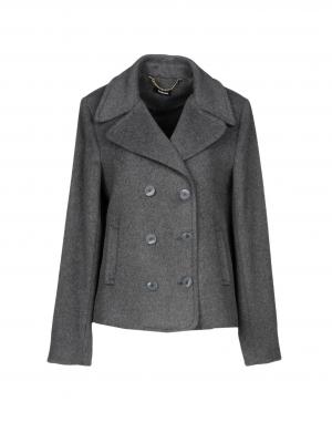 Пальто  - Серый,Синий цвет