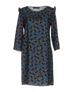Короткое платье  - Синий цвет