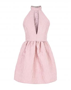 Короткое платье  - Розовый цвет