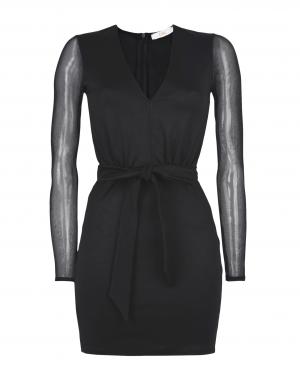 Короткое платье  - Черный цвет