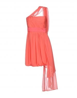 Короткое платье  - Оранжевый цвет