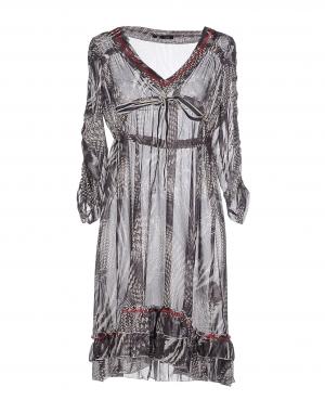 Короткое платье  - Серый цвет