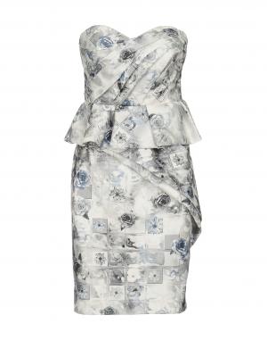 Короткое платье  - Серый цвет