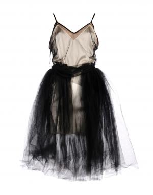 Платье до колена  - Черный цвет