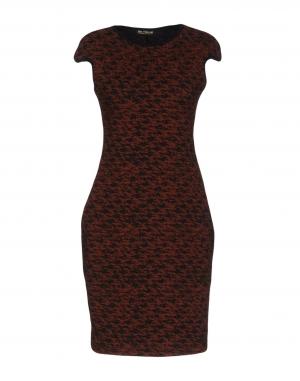 Короткое платье  - Коричневый цвет