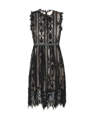 Короткое платье  - Черный цвет