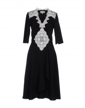 Платье до колена  - Черный цвет