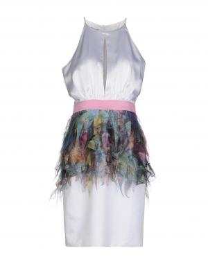 Платье до колена  - Белый цвет