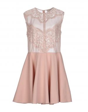 Платье до колена  - Розовый цвет