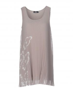 Короткое платье  - Серый цвет