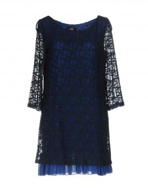 Короткое платье  - Синий цвет