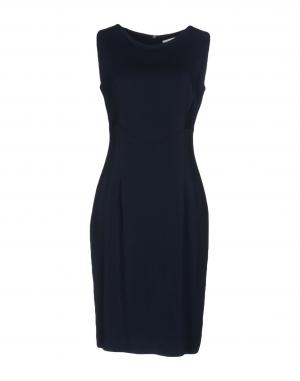 Платье до колена  - Синий цвет