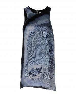 Короткое платье  - Синий цвет