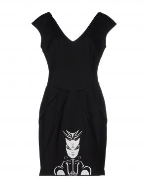 Короткое платье  - Черный цвет