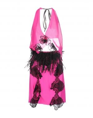 Платье до колена  - Розовый цвет